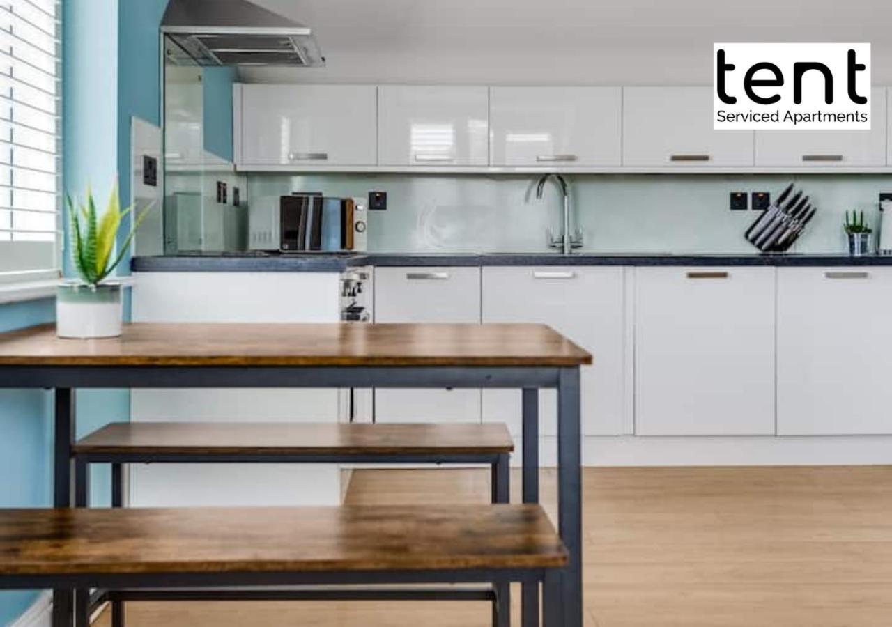 Stylish 1 Bed Apt , Central , Pkg, Perfect For Long Stays Еґгем Екстер'єр фото